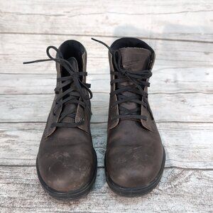 Blundstone Lace-Up Leather Boots Brown Work Casual Ankle Shoes – Men’s 8